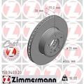 Zimmermann Brake Disc - Standard/Coated, 150340320 150340320